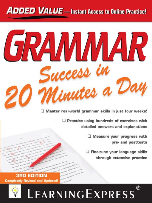 Title details for Grammar Success in 20 Minutes a Day by LearningExpress LLC Editors - Available